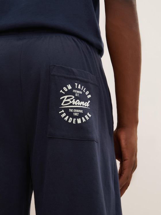 Jersey Bermuda Shorts - Mannen - blue-dark-solid Jersey Bermuda Shorts - Mannen - blue-dark-solid - 9 - TOM TAILOR
