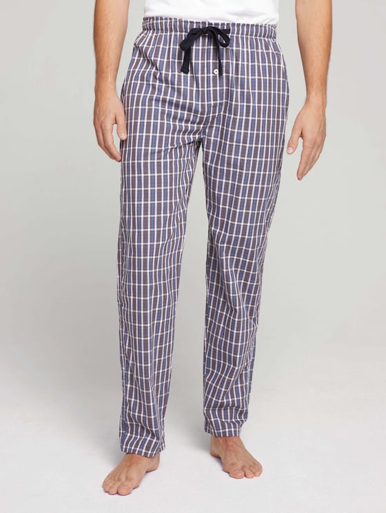 geruite Pyjama broek - Mannen - blue-dark-check geruite Pyjama broek - Mannen - blue-dark-check - 1 - TOM TAILOR