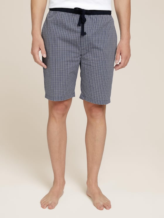 Pyjama Shorts - Männer - blue-medium-check Pyjama Shorts - Männer - blue-medium-check - 1 - TOM TAILOR