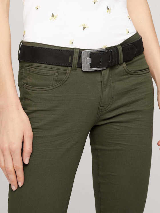 Ceinture en daim par Women, black uni