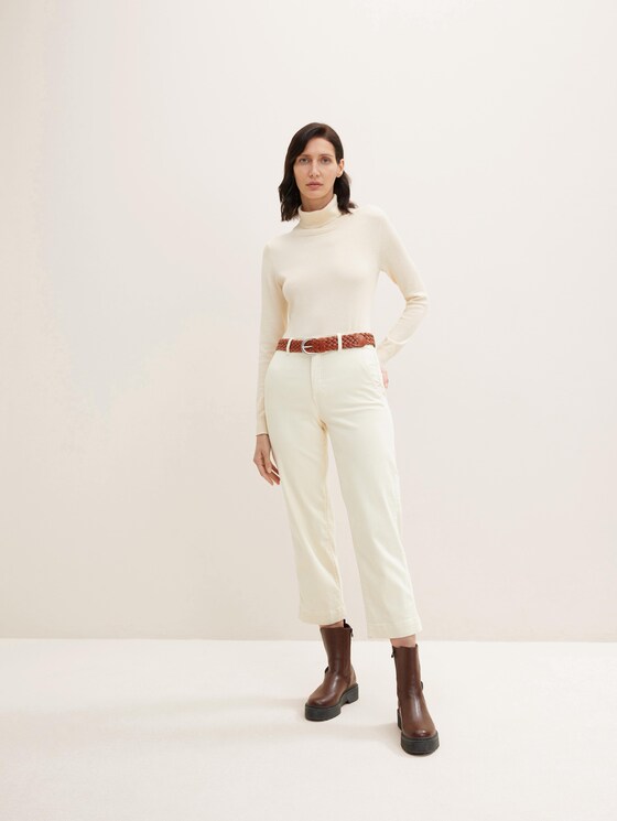 Ceinture tressée aspect vieilli par Women, light brown uni