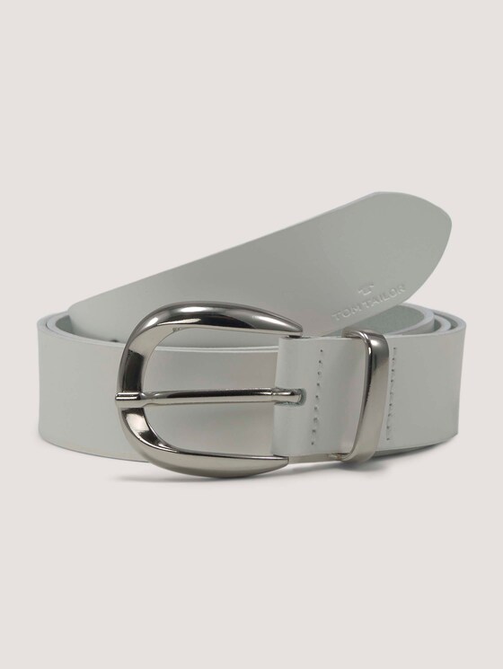 Ledergürtel mit Metallschlaufe - Frauen - white uni Ledergürtel mit Metallschlaufe - Frauen - white uni - 7 - TOM TAILOR