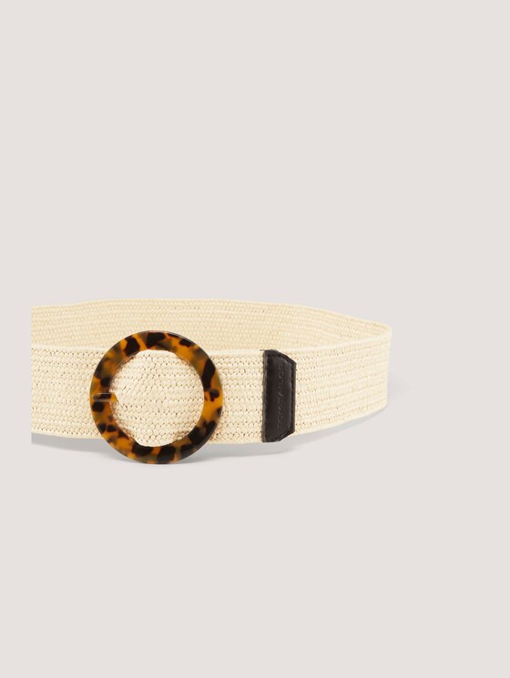Riem met dessin met hoorn gesp - Vrouwen - taupe uni Riem met dessin met hoorn gesp - Vrouwen - taupe uni - 9 - TOM TAILOR