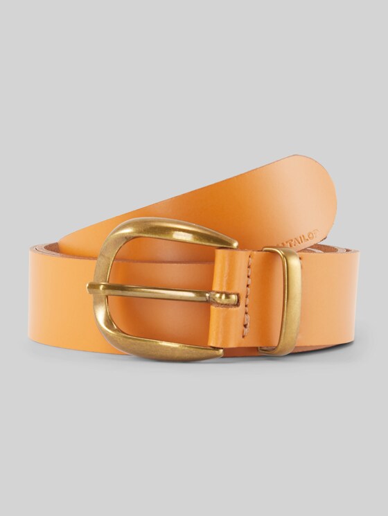 Smooth leather belt by Tom Tailor