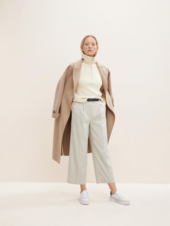 Variabele verstelbare lederen riem door Women, navy uni