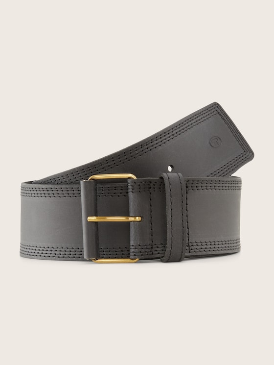 Lederen riem door Women, black uni