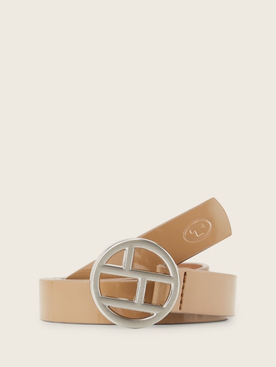 Lederen riem door Women, camel uni