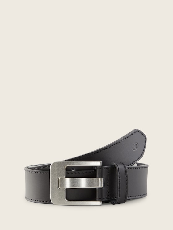 Echt leren riem door Women, black uni