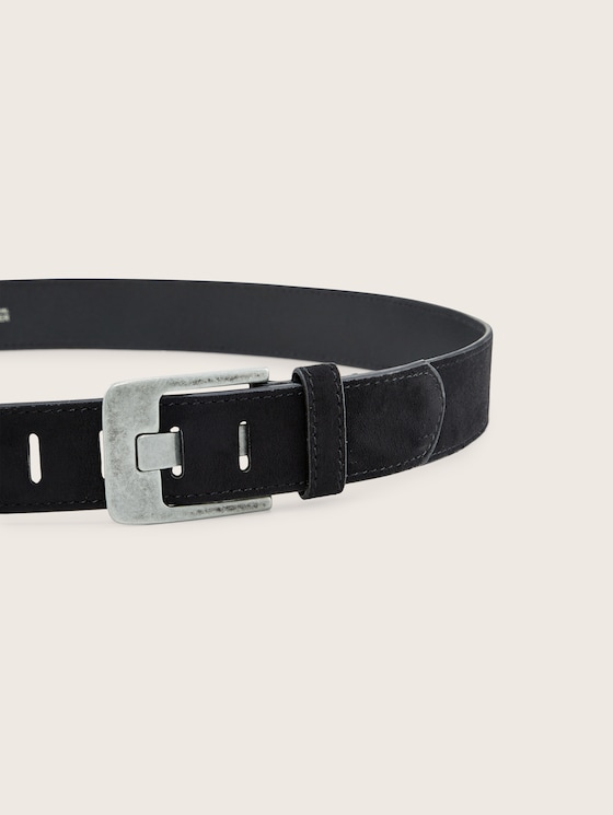 Leather belt in a vintage look
