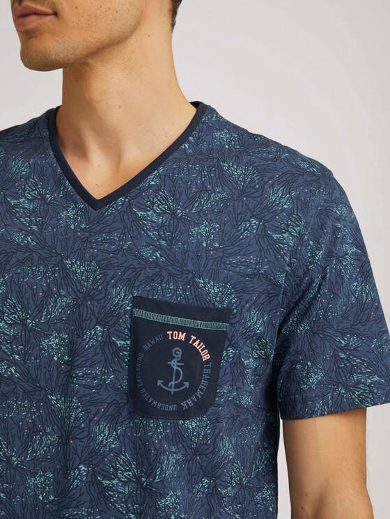 Pyjama-Set mit Print - Männer - blue-dark-allover Pyjama-Set mit Print - Männer - blue-dark-allover - 9 - TOM TAILOR