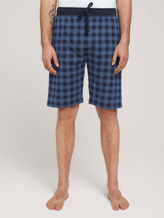 karierte Pyjamahose - Männer - blue-dark-allover karierte Pyjamahose - Männer - blue-dark-allover - 1 - TOM TAILOR