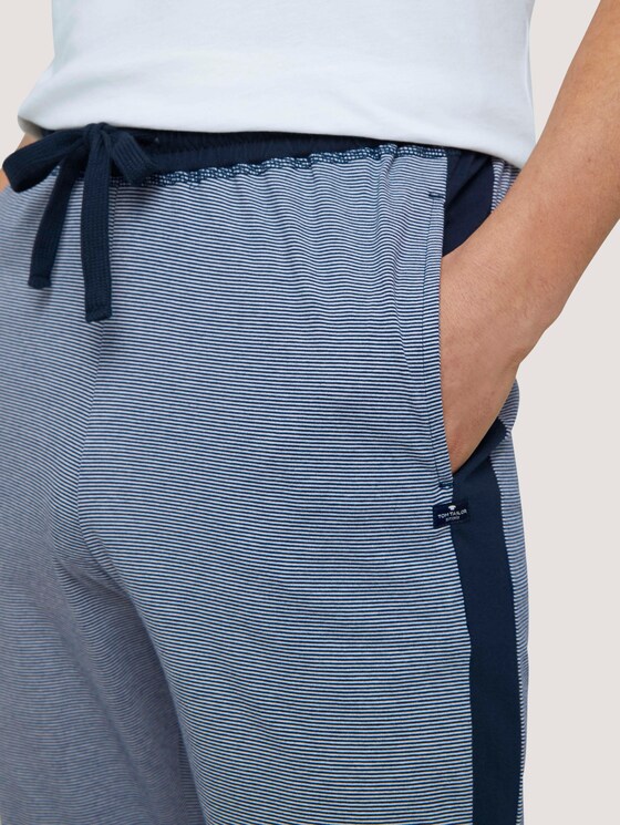 gestreifte Pyjama-Hose - Männer - blue-dark-horizontal stripe gestreifte Pyjama-Hose - Männer - blue-dark-horizontal stripe - 9 - TOM TAILOR