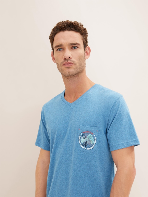 Pyjamashirt mit Motivprint