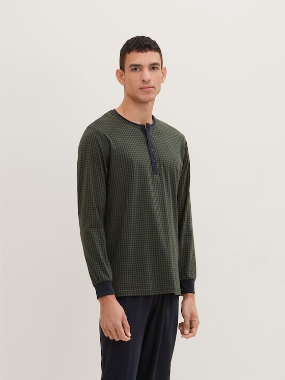 Patterned pyjamas by Men, grün-dunkel-Allover