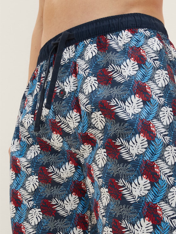 Two-pack patterned Bermuda shorts