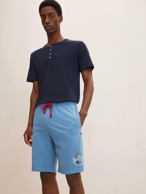 Two-pack Bermuda shorts with a logo print