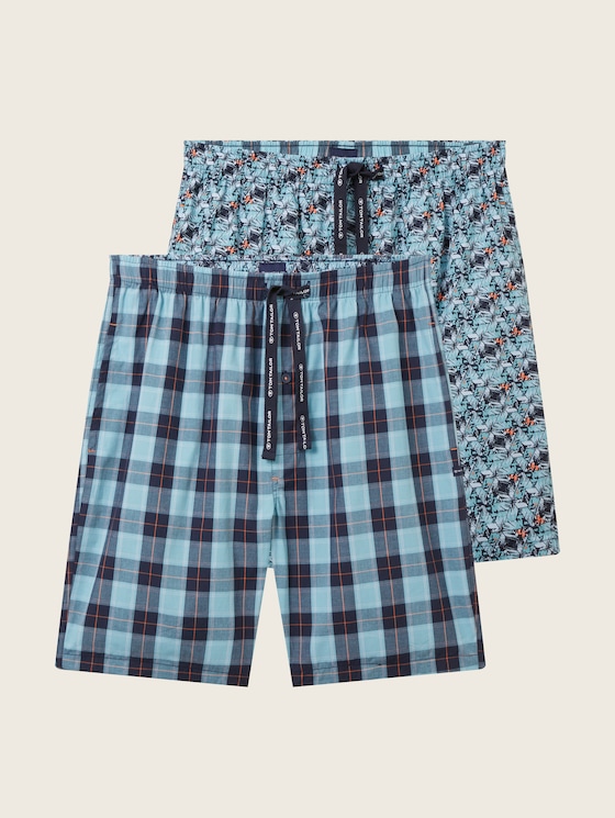 Patterned Bermudas in a pack of 2