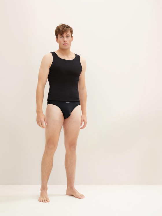 eenkleurige slips - Mannen - black eenkleurige slips - Mannen - black - 1 - TOM TAILOR