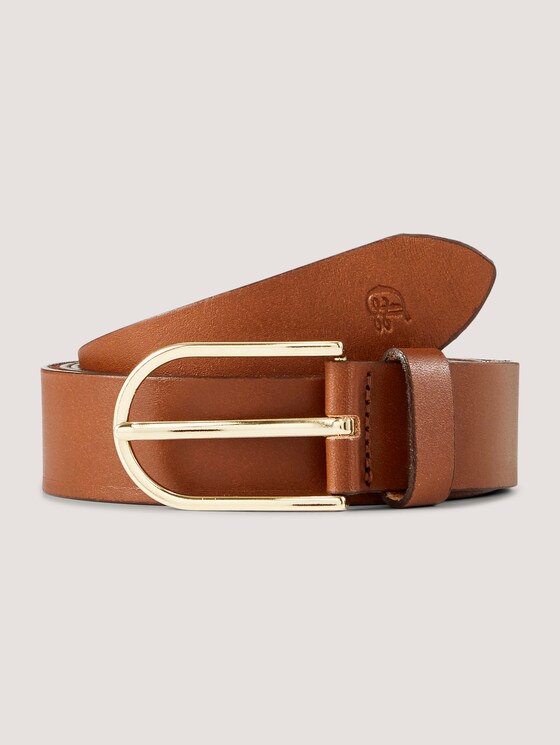 Long leather belt - Women - light brown uni Long leather belt - Women - light brown uni - 7 - TOM TAILOR Denim