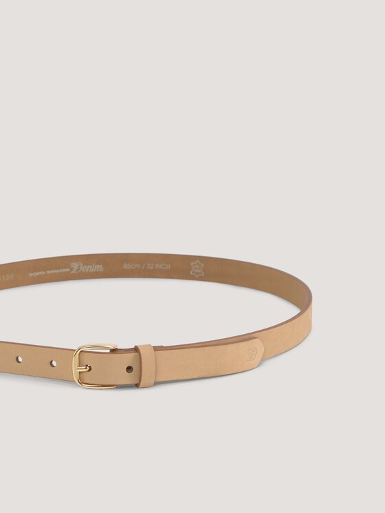 Gepolijst leren riem - Vrouwen - camel uni Gepolijst leren riem - Vrouwen - camel uni - 9 - TOM TAILOR Denim