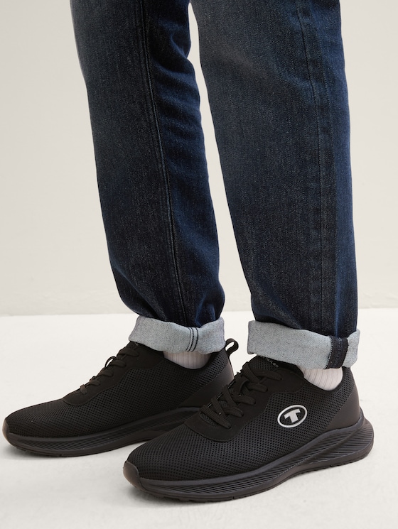 Sneaker mit Logo Print von Men, black-uni