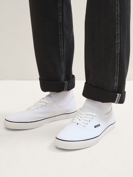 Basic Sneaker von Denim Male, white