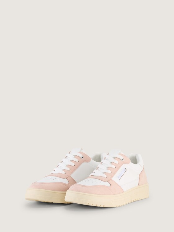 Sneaker mit Colour-Blocking von Women, white-nude