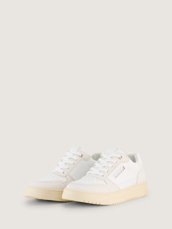 Sneaker mit Colour-Blocking von Women, white-cream