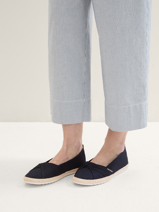Mocassins avec détail par Women, navy