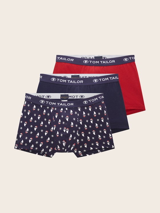 Hip pants in a pack of 3 with a Christmas motif