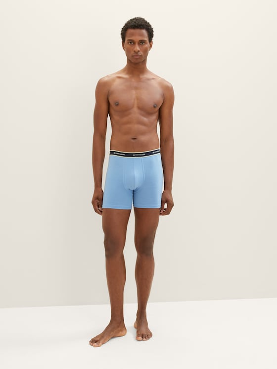 Long Pants im 4er Pack von Men, blue-light-melange