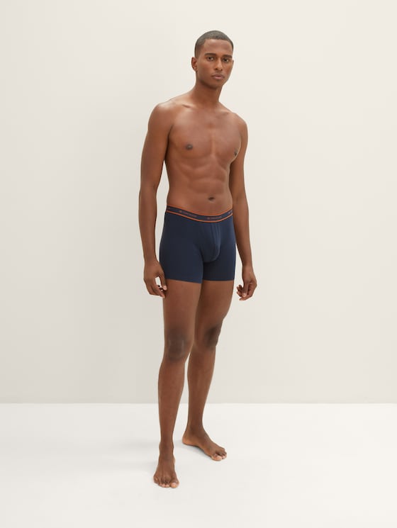 Hip pants in a pack of 4 by Men, blue-medium-solid