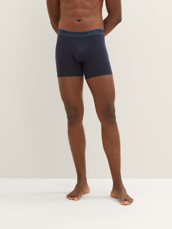 Long Pants im Viererpack von Men, blue-dark-solid