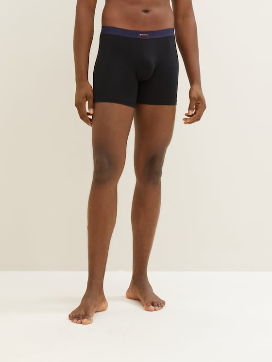 Long Pants im Dreierpack von Men, blue-dark-check