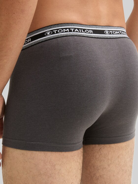 TOM TAILOR Herren Boxershorts 5er Pack – Aus Bio-Baumwolle Mit Stretch, Elastischer Bund, Bequem