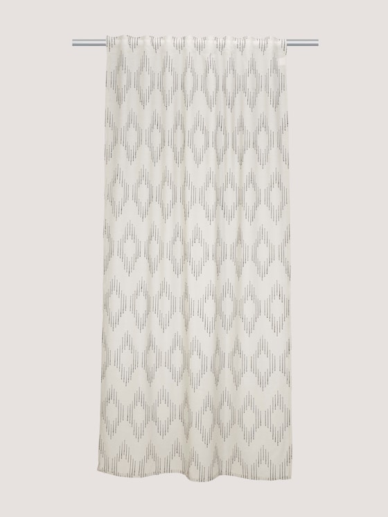 patterned decorative curtain