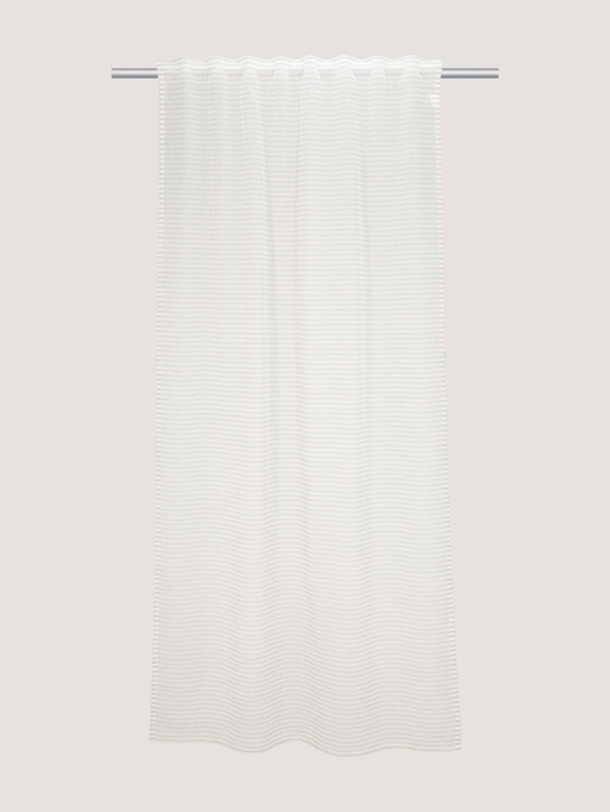 striped decorative curtain - unisex - grey-white striped decorative curtain - unisex - grey-white - 7 - TOM TAILOR