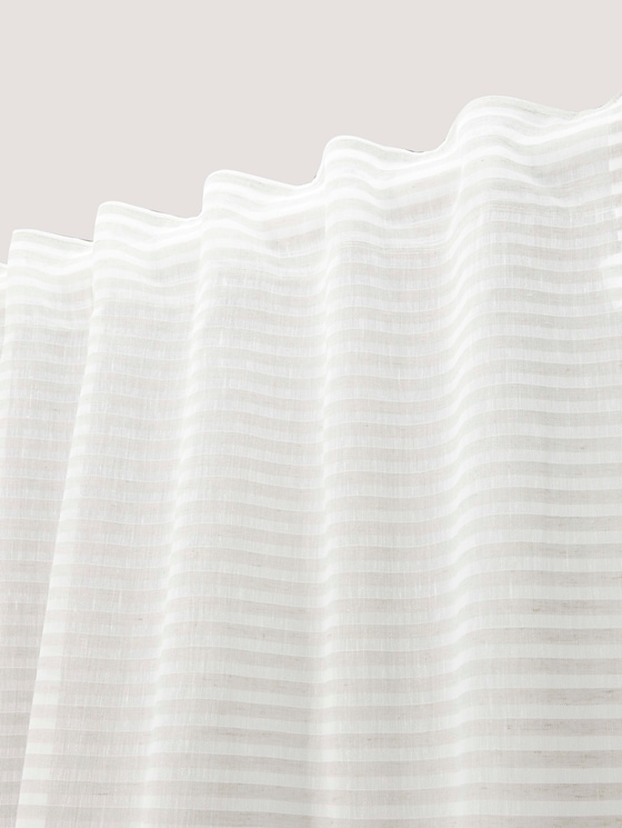 striped decorative curtain - unisex - grey-white striped decorative curtain - unisex - grey-white - 9 - TOM TAILOR
