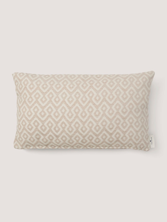 Patterned cushion cover by Unisex, nature