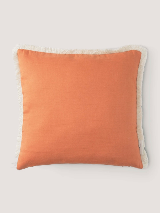 Kissenhülle mit Fransen - unisex - orange Kissenhülle mit Fransen - unisex - orange - 7 - TOM TAILOR