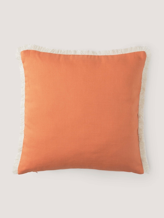 Kissenhülle mit Fransen - unisex - orange Kissenhülle mit Fransen - unisex - orange - 8 - TOM TAILOR