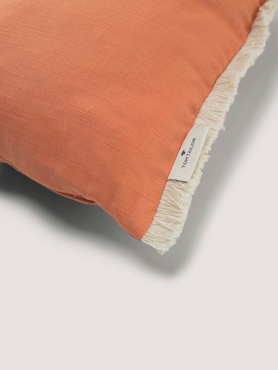 Kissenhülle mit Fransen - unisex - orange Kissenhülle mit Fransen - unisex - orange - 9 - TOM TAILOR