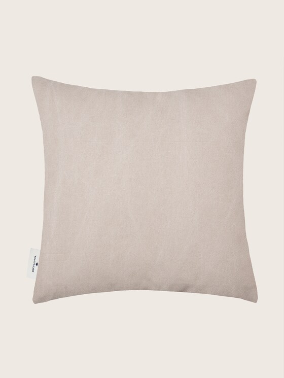 Kissenhülle mit Waschung - unisex - beige Kissenhülle mit Waschung - unisex - beige - 8 - TOM TAILOR