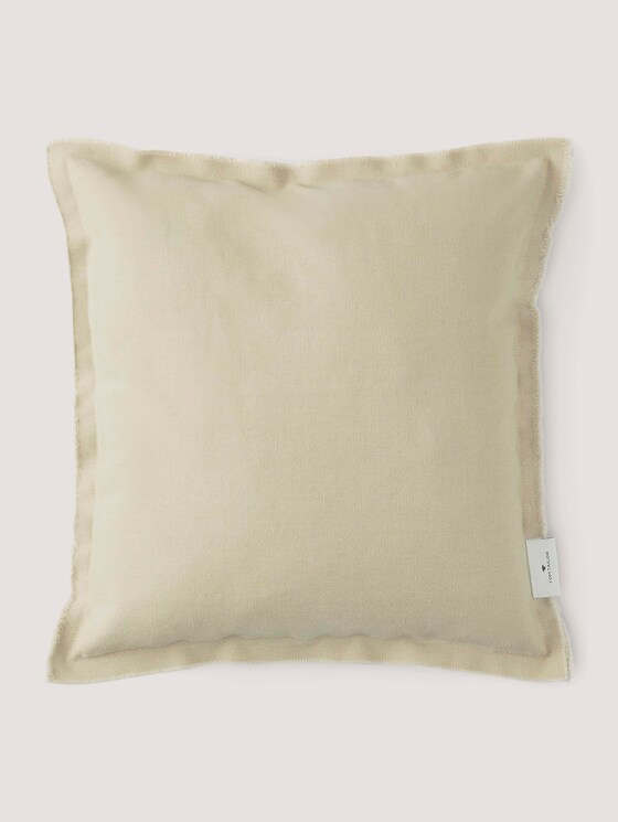 Kissenhülle mit Waschung - unisex - beige Kissenhülle mit Waschung - unisex - beige - 7 - TOM TAILOR