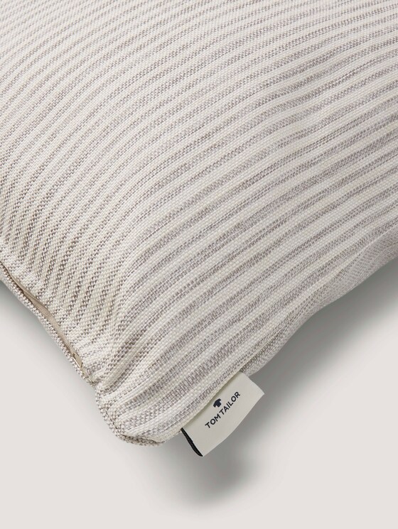 Gestreifte Kissenhülle - unisex - grey-white Gestreifte Kissenhülle - unisex - grey-white - 9 - TOM TAILOR