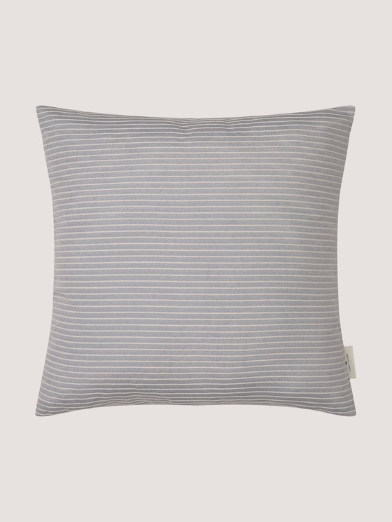 cushion cover with pinstripes