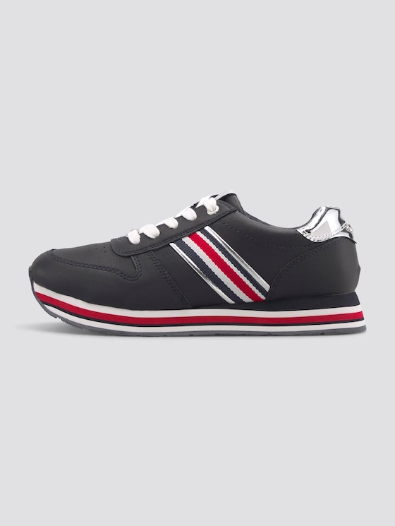 Sneaker mit Metallic-Details - unisex - navy Sneaker mit Metallic-Details - unisex - navy - 1 - TOM TAILOR