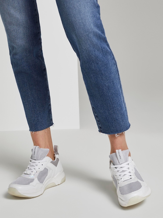 Sporty sneakers with a wide sole - Women - white grey Sporty sneakers with a wide sole - Women - white grey - 5 - TOM TAILOR