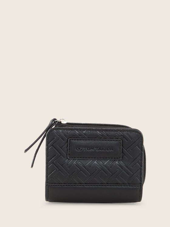 TTMIRENDA portemonnee met logo in reliëf door Women, schwarz / black
