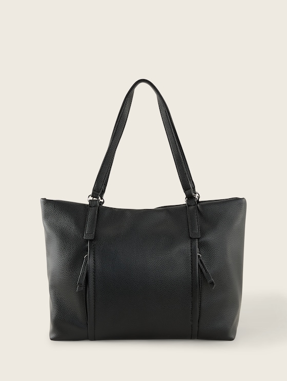 TTBECA L Shopper mit Reißverschluss-Details von Women, schwarz / black